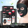 OEM Face Care Korean Fashion Black Face Mask Sheet Pore Deep Nourishing Bamboo Charcoal Facial Mask